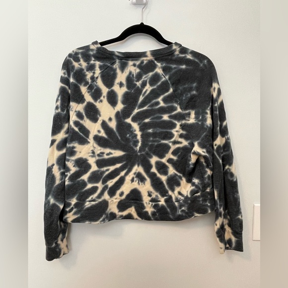 Cupcakes & Cashmere Florrie Tie Dye Cropped Crewneck Sweatshirt - M - Picture 5 of 8